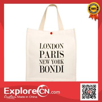 New Style new york cotton canvas bag with city name