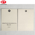 Ivory Paper Custom Cloth Hang Tag