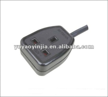 British mains extension socket