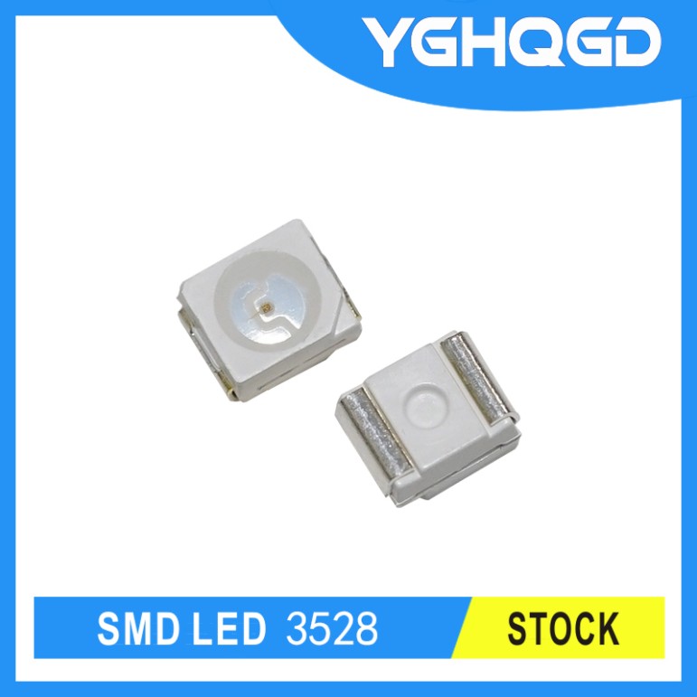 Tamanhos de LED SMD 3528 amarelo