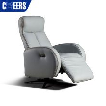 MANWAH CHEERS Euro Modern Leather Power Recliner - A Luxurious Living Room Sofa Chair Experience