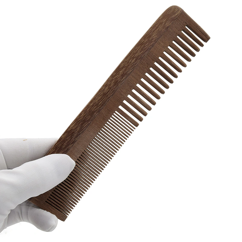 High Quality Personalized Wood Beard Comb Natural Wooden Comb