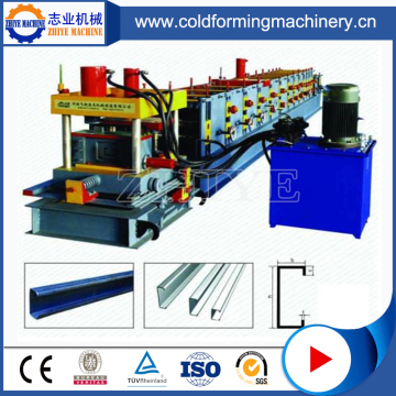 C Section Purlin Cold Roll Forming Machine