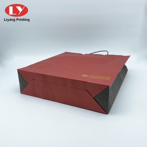 Custom Recycled Kraft Paper Shopping Bag with Logo