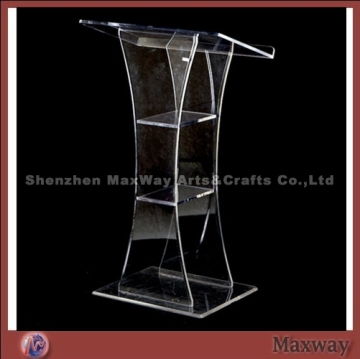 Waterproof Luxury Acrylic Lectern Platform