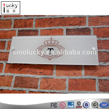 PRINTED IMAGE or LOGO on ACRYLIC SIGN business A3 advertising sign display