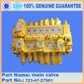 Komatsu Parts PC300-8MO Valve principale 723-47-25601