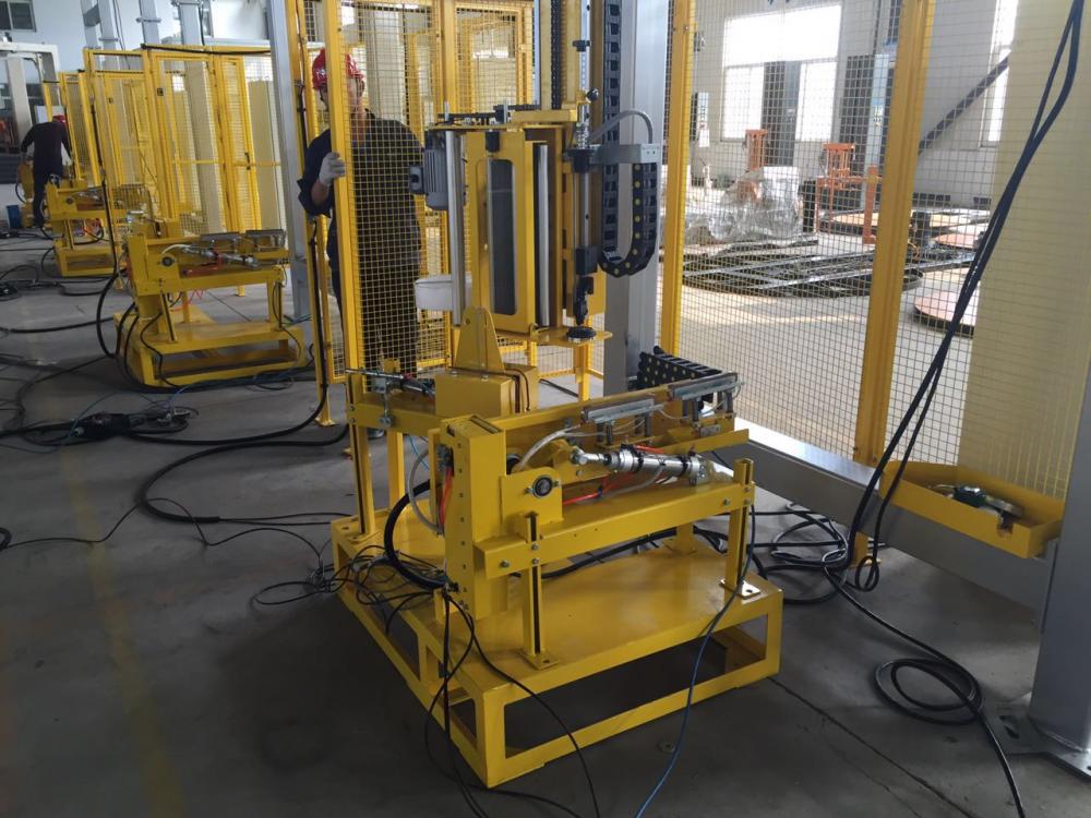 Automatic Rotate Arm Pallet Stretch Wrapper