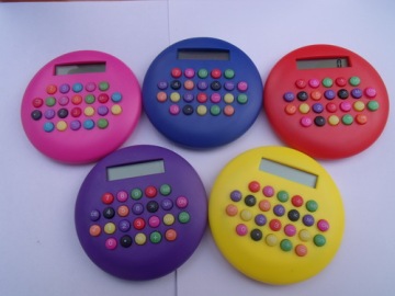 Custom Round Calculators W/ Colored Buttons