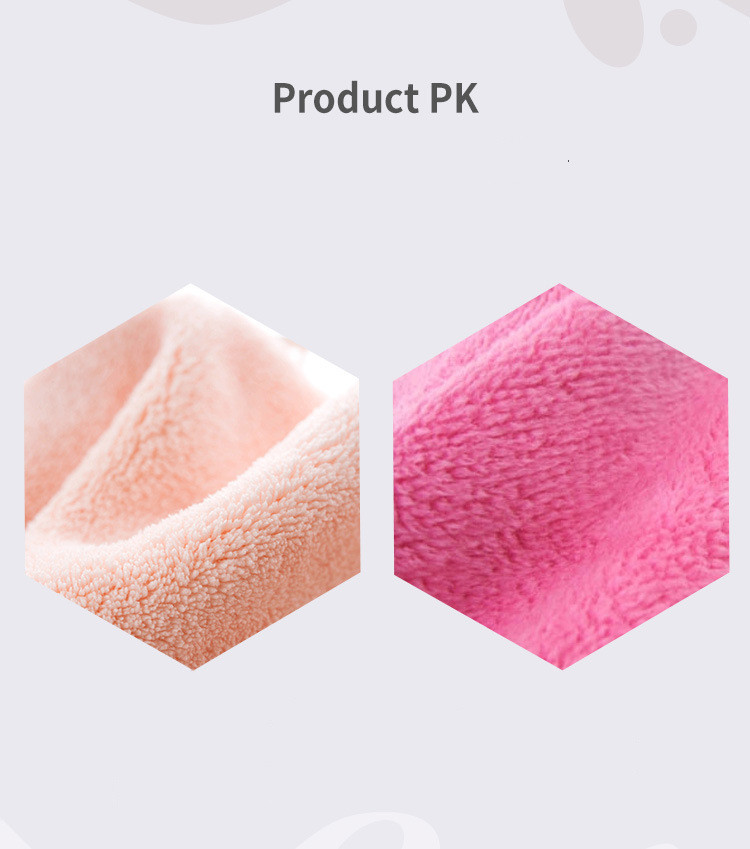 Thickened coral hair dryer towel shower cap (3)