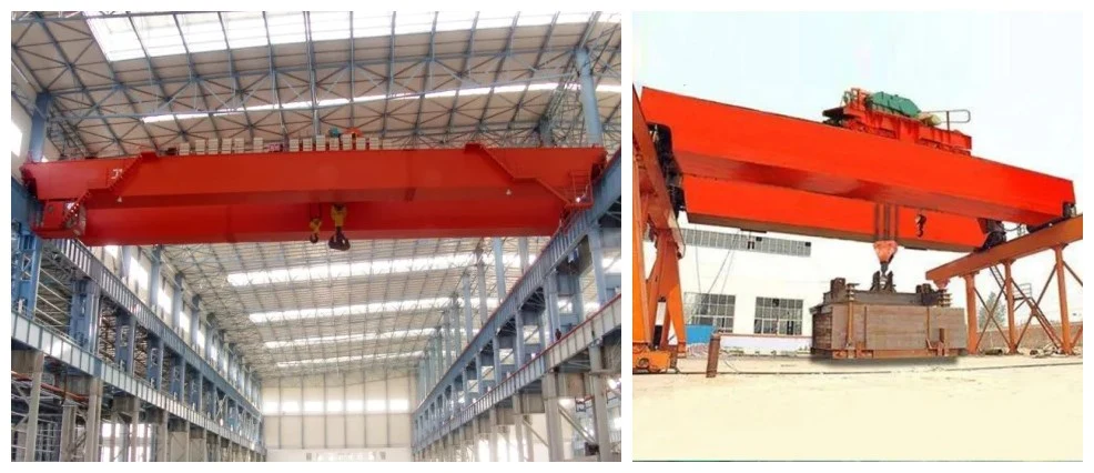 Heavy Duty Qd Model Double Girder Large Capacity Eot Gantry Crane with Hook for Worehouse