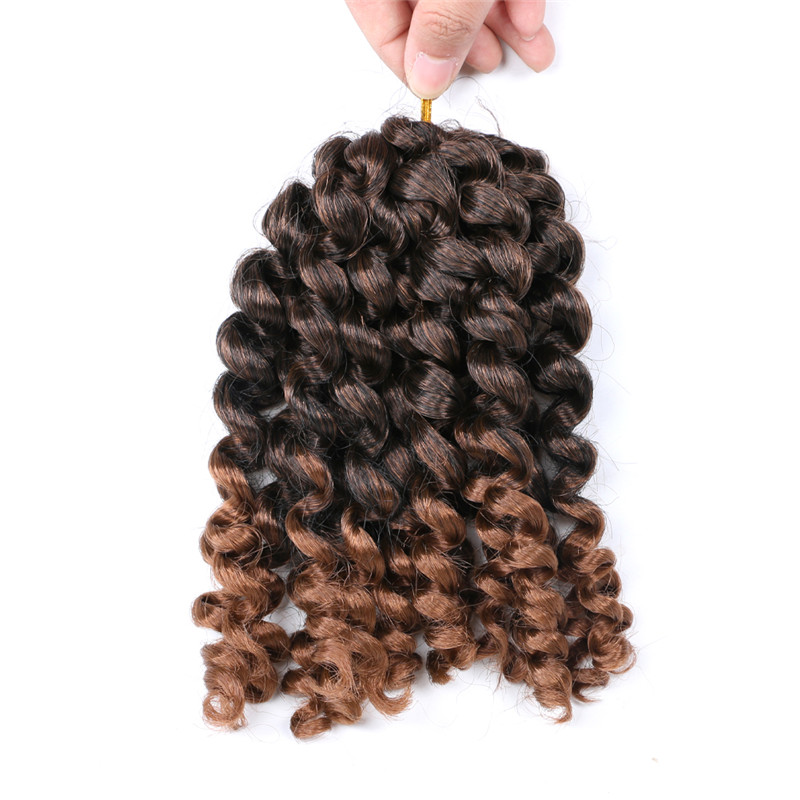 Ringlet Jumpy Wand Curl Crochet Braids Bouncy Jamaican Twist 8inch 20roots