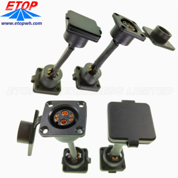 IP67 Bicycle Battery Connector for PCB Board Z622A