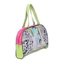 DIY hot sale doodle painting coloring shoulder kids foldable travel bag