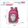 Purple cartoon deer pattern children's large capacity lightweight comfortable backpack