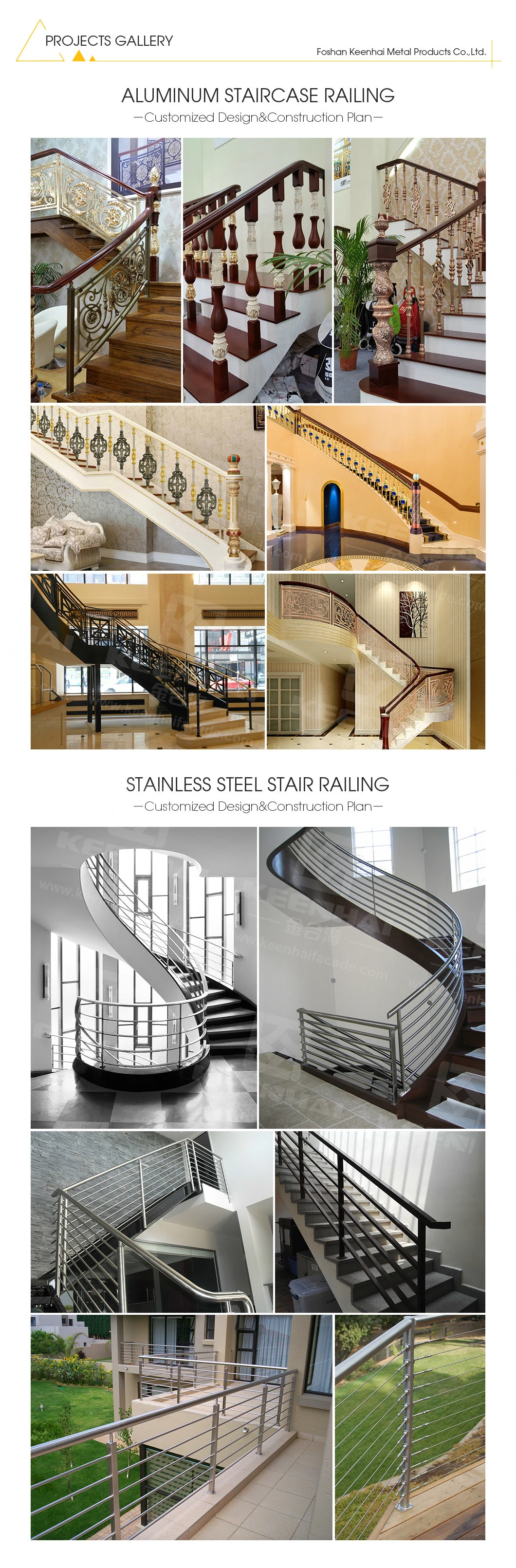 Stainless Steel Glass Stair Railing of Handrail Balustrade