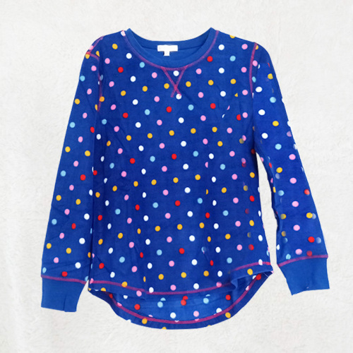 Pajamas za bluu na dots