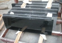 China Black Granite Stone Step