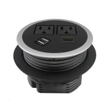 furniture factory dual us socket office table socket outlet