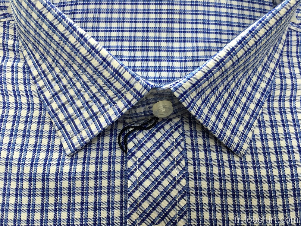 Chemise boutonnée à manches longues pour hommes