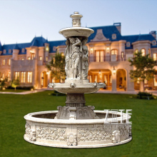 Classic Design marble water fountain drawing