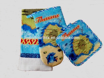 customized heat resistant cotton oven mitten