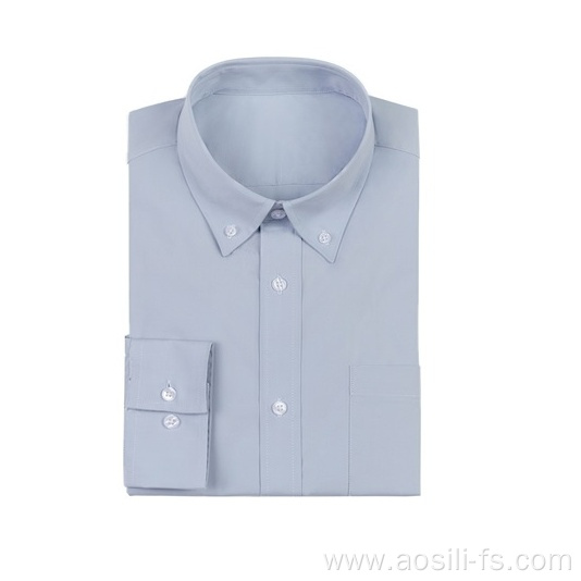 BIG SALE Men's plain dyed woven shirt