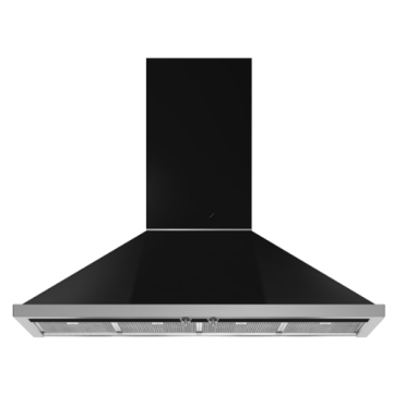 Smeg Cooker Hood Black Stainless