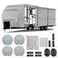 Travel Trailer Heavy Duty RV καλύπτει αδιάβροχο 500D