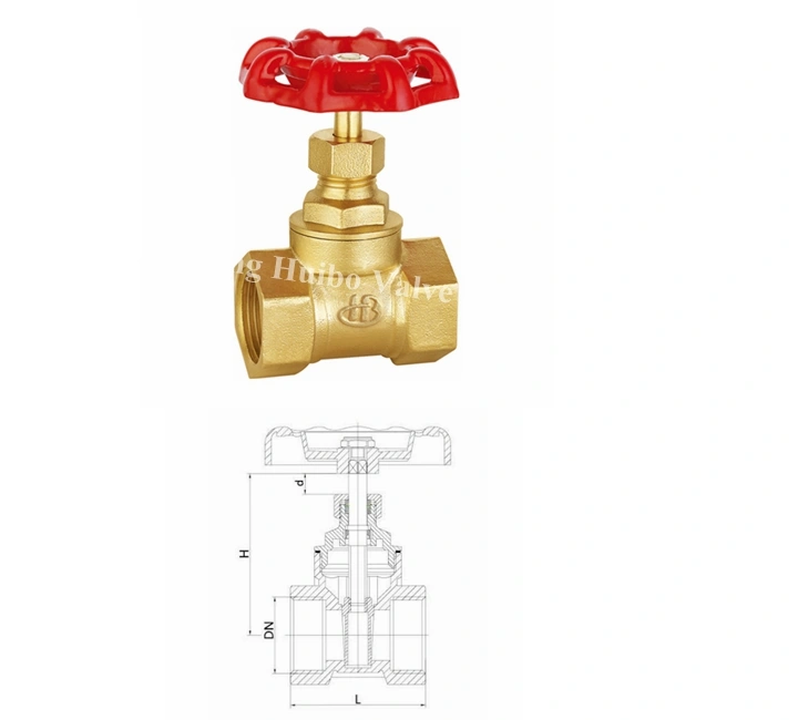 Brass Stop Valve 1/2''inch with Female Thread