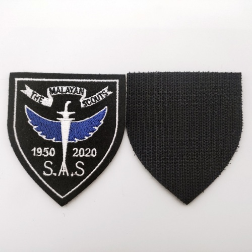 Patch militaire de broderie de tissu bon marché de haute qualité