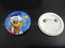 Decorative Safety Pin Tin Badges