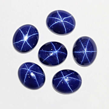Synthetic Star Sapphire Oval Loose Stone Synthetic Sapphire