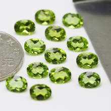 Natural Peridot Pear Shaped Faceted Egg Shaped Gemstones