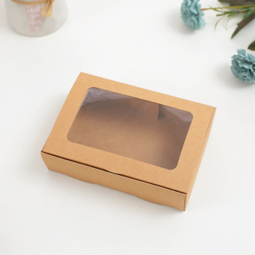 Kraft display gift package box