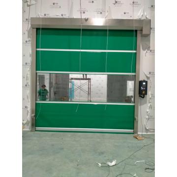 high fast roll up electricPVC rolling door