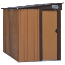 7x5 Metal Pitched Roof Storage Shed with Lockable Door