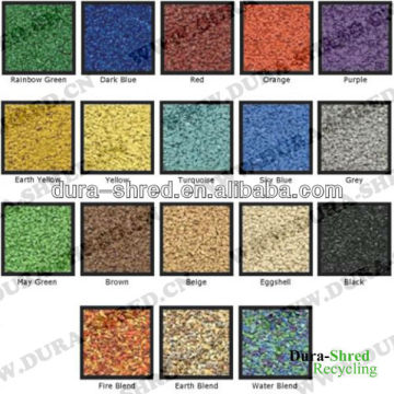 Colored rubber granules/crumb rubber granules