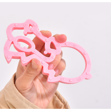 Прорезывание зубов в форме животного силиконовой игрушки для жевания