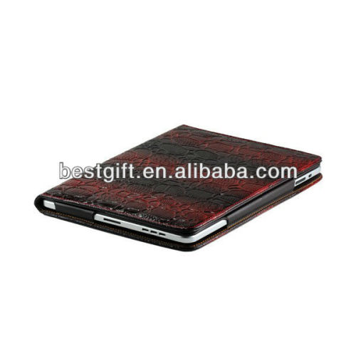 wholesae laptop sleeve 17"/17/11 inch leather gator laptop sleeve croc leather