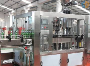 Beer filling capping two-in-one unit machine