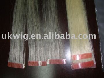 pu weaving hair /skin weft hair/human hair weft hair