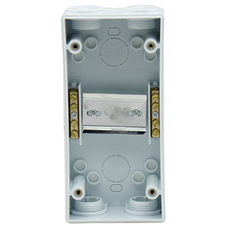 SAIPWELL 175*85*100mm Mini Type 3 Ways Clear Cover Distribution Panel Box