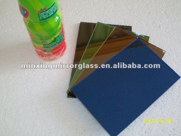 colored mirror (clear,green,bronze,blue) silver mirror from direct factory