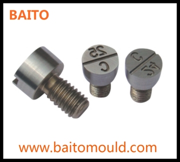 Date Stamp of screw Die Casting Mould Date Stamp Pin BT02