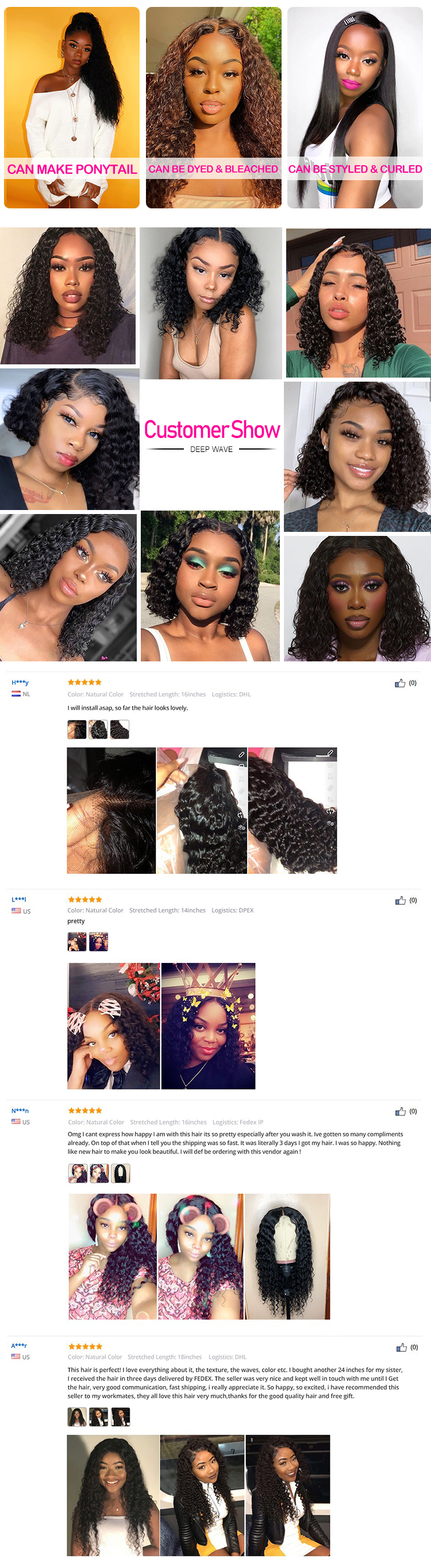 ISEE HAIR 2020 Selling Best Cheap Bobo,Side Part Remy Deep Wave Brazilian Short Human Hair Full Lace, Lace Frontal Curly Bob Wig