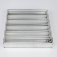 Opposed blade air vent Aluminium natural OBD