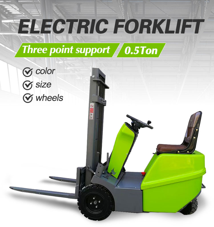 0 5ton Three Point Electric Forklift