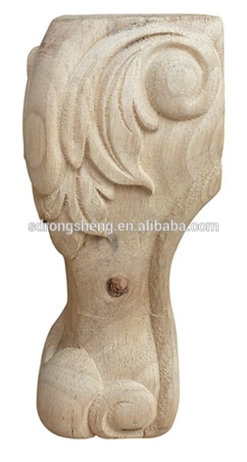 Hand carved wood furniture leg&Table leg extenders