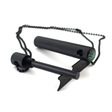 WATOWER Magnesium Fire Starter with Flint Striker Ruler